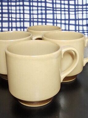 Hearthside Japan Dogwood Coffee Cup Stonewear Set Of 4